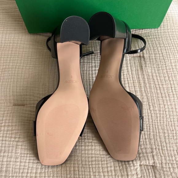 J. Crew Maisie Italian leather buckle heels - NIB; size 9 - Picture 3 of 4